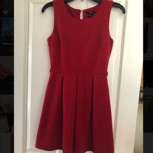 Forever 21 Fit and Flare Red Dress